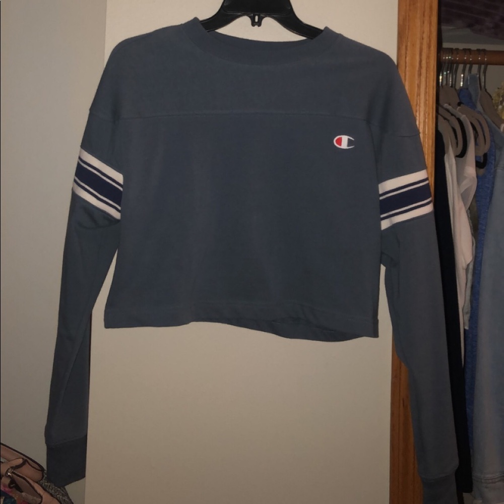 Champion long sleeve crop top